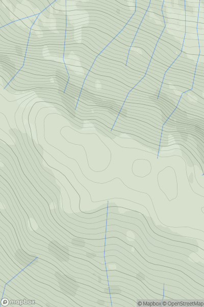 Thumbnail image for Maol Mor [Loch Lomond to Strathyre] showing contour plot for surrounding peak
